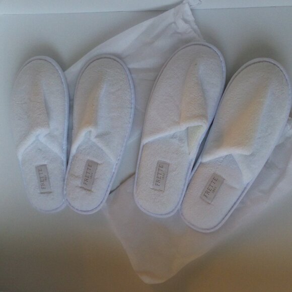 Frette slippers 2 pair His & Hers - Picture 4 of 8